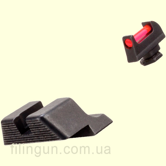 Мушка + цілик Trijicon Fiber Sights Glock Standard Frames Red / Green