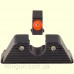 Мушка + целик Trijicon HD Night Sights Glock Standard Frames Orange