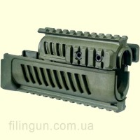 Цевье FAB Defense AK-47 Quad Rail Polymer Handguard OD Green