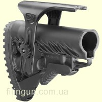 Приклад FAB Defense GLR-16 CP M4/AR15 Tactical Buttstock with Adjustable Cheek Rest Black
