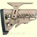 Приклад FAB Defense GLR-16 CP M4/AR15 Tactical Buttstock with Adjustable Cheek Rest Flat Dark Earth