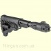 Складной телескопический приклад с амортизатором FAB Defense M4-AK P SB для AKM (Polymer Joint)