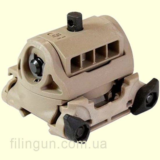Адаптер для сошок FAB Defense H-POD Harris Bipod Tilting & Rotating Picatinny Adaptor Flat Dark Earth