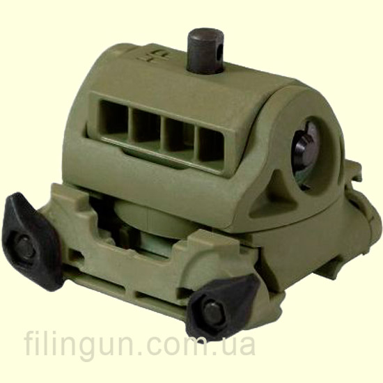 Адаптер для сошок FAB Defense H-POD Harris Bipod Tilting & Rotating Picatinny Adaptor OD Green