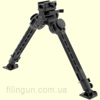 Сошки Leapers UTG Big Bore Full Stability Bipod, 9"-14" Center Height, Picatinny (22.8-35.5см)