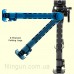 Сошки Leapers UTG Big Bore Full Stability Bipod, 9"-14" Center Height, Picatinny (22.8-35.5см)