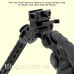 Сошки Leapers UTG Big Bore Full Stability Bipod, 9"-14" Center Height, Picatinny (22.8-35.5см)