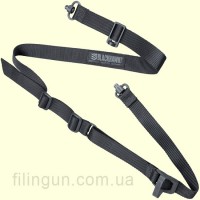 Ремень ружейный двухточечный BLACKHAWK Multi Point Quick Disconnect Slick Black