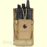 Подсумок для радиостанции BLACKHAWK S.T.R.I.K.E. Small Radio/GPS Pouch - Molle Coyote Tan