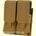 Подсумок Condor Double M4 Mag Pouch Coyote Brown