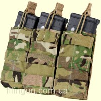Подсумок Condor Triple M4/M16 Open Top Mag Pouch MultiCam