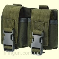 Підсумок Defcon 5 для 2-х ручних гранат на застібках OD Green