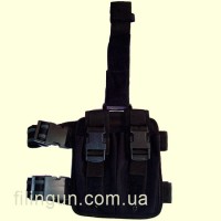 Подсумок на бедро Defcon 5 Double Leg Magazine Pouch Black