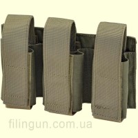 Подсумок для гранат Defcon 5 Triple 40 mm Granade Pouch OD Green