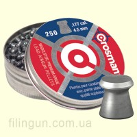 Пули для пневматического оружия Crosman Wadcutter Pellets 0.47 гр (250 шт.)