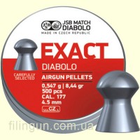 Пули пневматические JSB Diabolo Exact кал. 4.50, 0.547 g (500 шт)