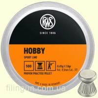 Пули пневматические RWS Hobby кал. 4.50, 0.45 g (500 шт)