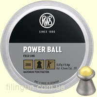 Пули пневматические RWS Power Ball кал. 4.50, 0.61 g (200 шт)