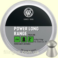 Кулі пневматичні RWS Power Long Range кал. 4.50, 0.87 г (250 шт)