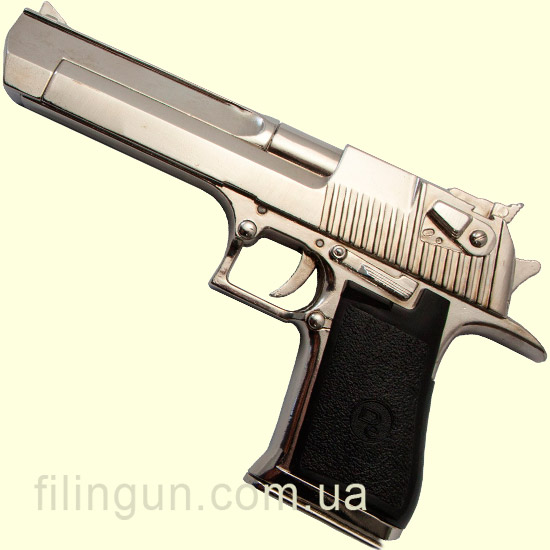 Макет пистолета Desert Eagle Israel 1982 Silver Denix 1123/NQ