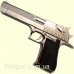 Макет пистолета Desert Eagle Israel 1982 Silver Denix 1123/NQ