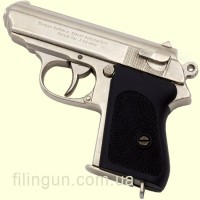 Макет пістолета Walther PPK "Waffen-SS" Nickel Germany 1931 Denix 1277/NQ