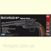 Револьвер пневматический ASG Schofield 6" Aging BK & Wooden Grip