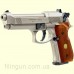 Пневматический пистолет Beretta M 92 FS никель дерево