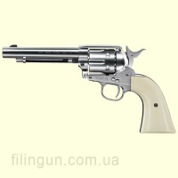 Пневматический револьвер Colt SAA .45-5.5" Nickel Finish