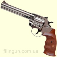 Револьвер под патрон Флобера Alfa мод 461 4 мм никель/дерево