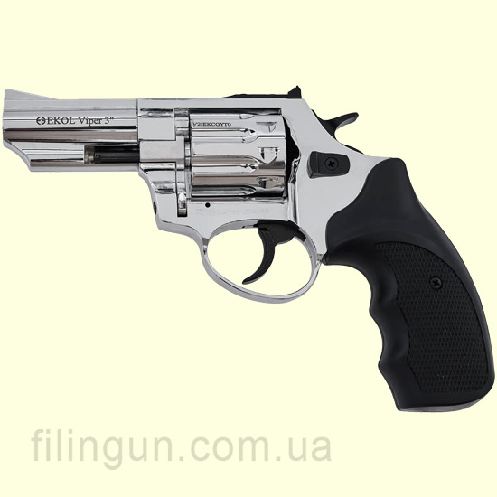 Револьвер Флобера Ekol Viper 3" Shiny Chrome