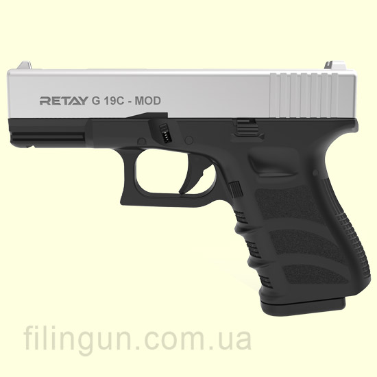 Пістолет стартовий Retay G 19C Chrome