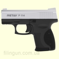 Пистолет стартовый Retay P114 Nickel