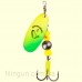 Блесна вертушка Savage Gear Caviar Spinner #4 18g 07-Fluo Yellow / Chartreuse