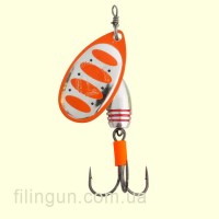 Блесна вертушка Savage Gear Rotex Spinner #5 14g 04-Fluo Orange Silver