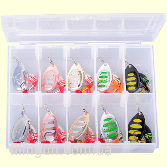 Набір блешень Savage Gear Rotex Spinner Kit 3 #2 & #3