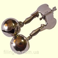 Бубенчик для рыбалки прищепка метал №19