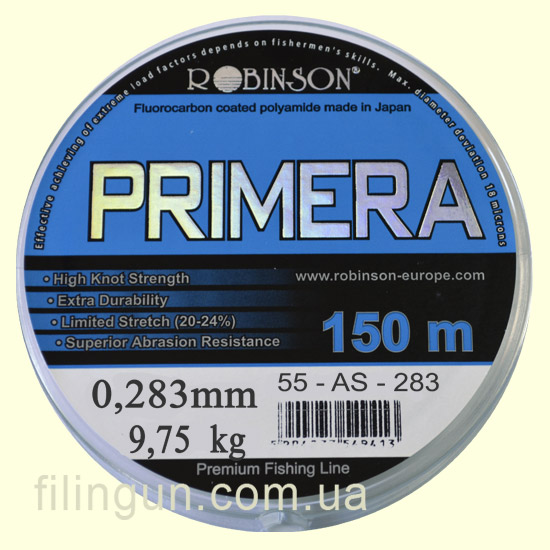 Ліска Robinson Primera 0.283 mm 9.75 kg Ліска Robinson Primera 0.283 mm 9.75 kg