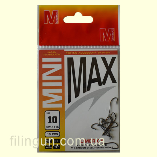 Крючки Mini Max Hook Limerick SW-1115 №10