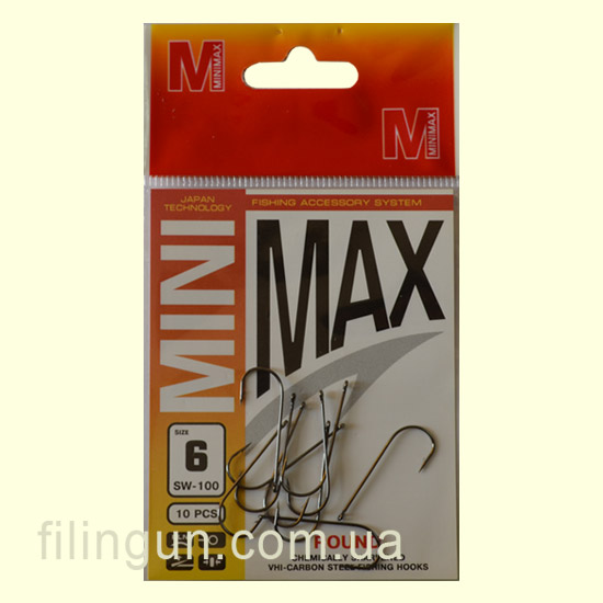 Крючки Mini Max Hook Round SW-100 №6