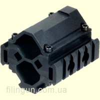 Крепление Leapers UTG Universal Shotgun Barrel Mount Long 3 slots