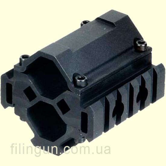 Крепление Leapers UTG Universal Shotgun Barrel Mount Long 3 slots