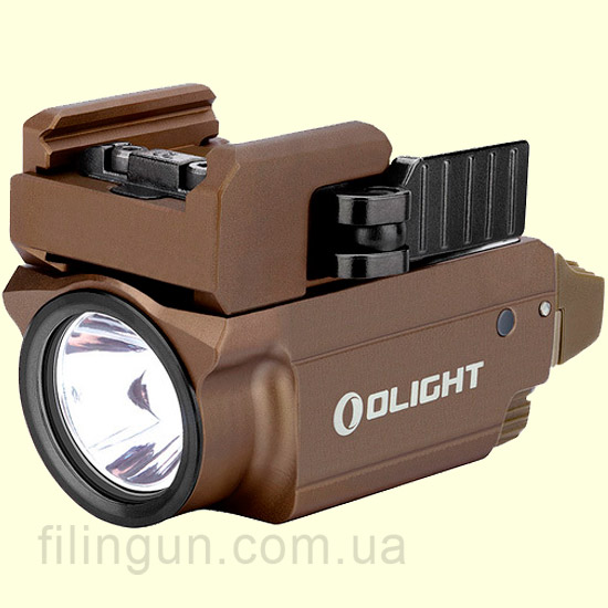 Фонарь Olight Baldr Mini Desert Tan с зелёным ЛЦУ