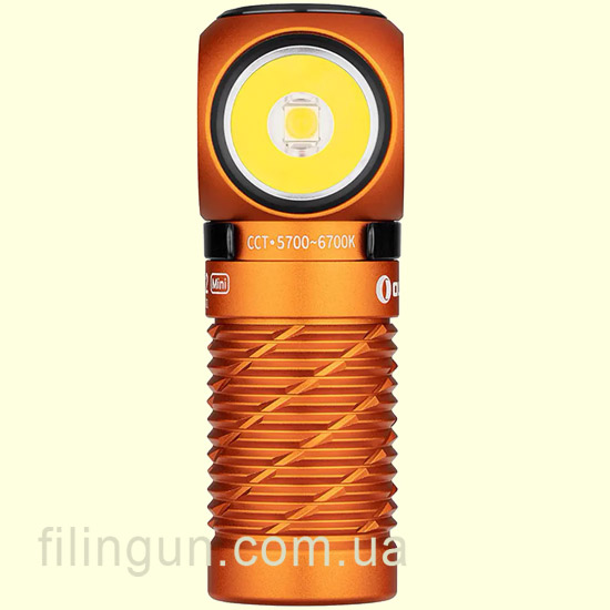Налобный угловой фонарик Olight Perun 2 Mini Orange