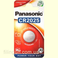 Батарейка Panasonic CR 2025 BLI 1 Lithium
