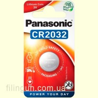 Батарейка Panasonic CR 2032 BLI 1 Lithium