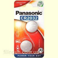 Батарейка Panasonic CR 2032 BLI 2 Lithium