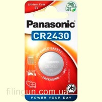Батарейка Panasonic CR 2430 BLI 1 Lithium