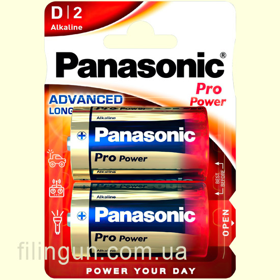 Батарейка Panasonic Pro Power D BLI 2