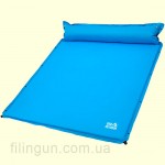 Самонадувной коврик Skif Outdoor Duplex 192х157х3 см Blue